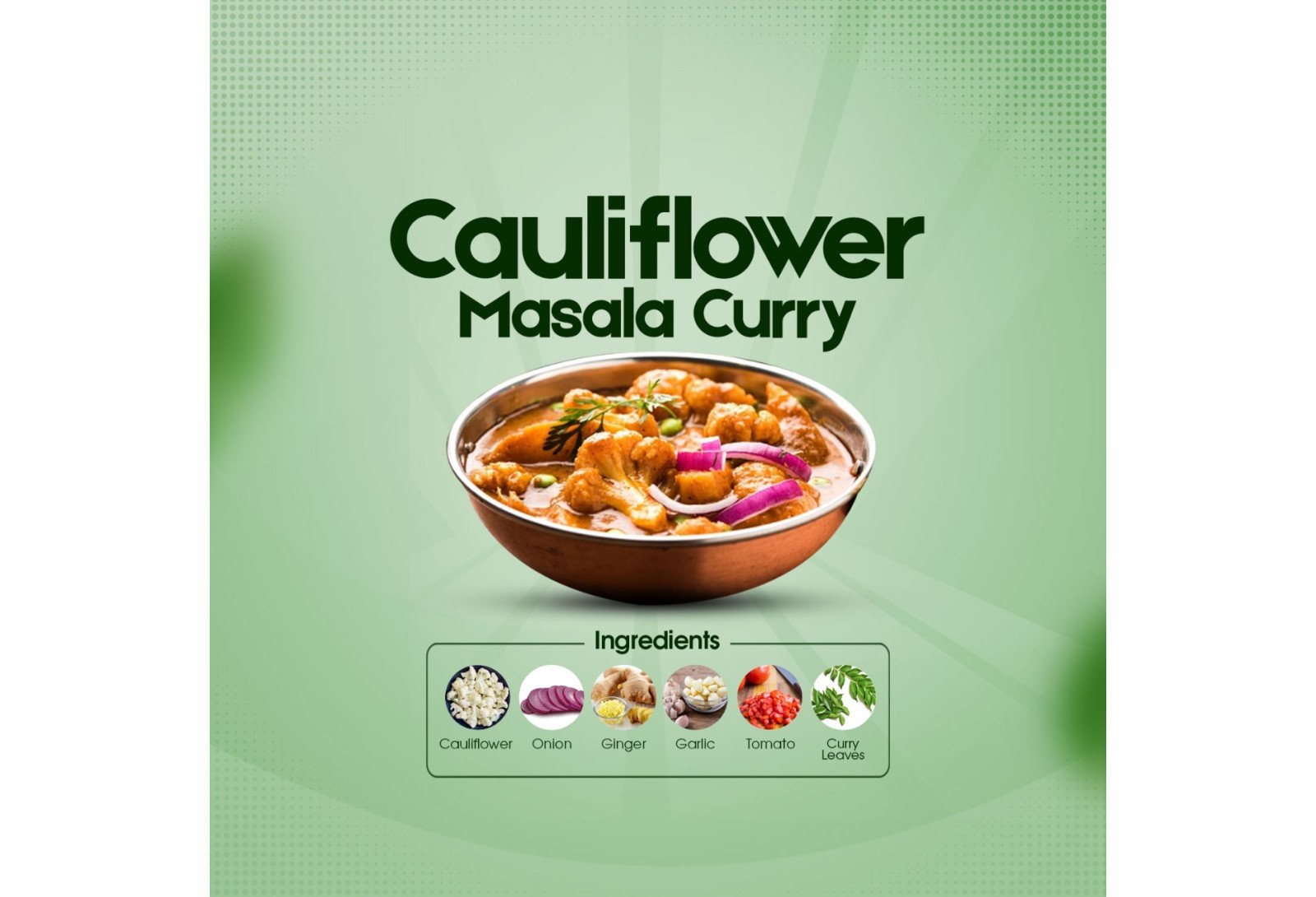 Instant Cauliflower Masala Curry Kit